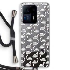 Zwanen: Xiaomi Mi Mix 4 Transparant Hoesje met koord