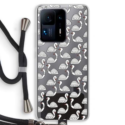 Zwanen: Xiaomi Mi Mix 4 Transparant Hoesje met koord