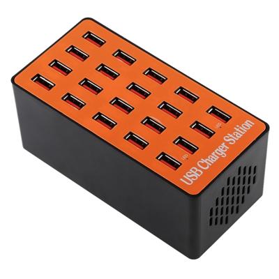 WLX-A5 90W 20 USB poorten lader Station automatisch toegewezen Smart lader met Power LED-Indicator voor iPad iPhone Galaxy Huawei Xiaomi LG HTC