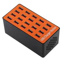 WLX-A5 90W 20 USB poorten lader Station automatisch toegewezen Smart lader met Power LED-Indicator voor iPad iPhone Galaxy Huawei Xiaomi LG HTC