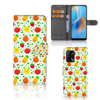 OPPO A74 4G Book Cover Fruits