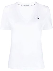 Calvin Klein t-shirt à logo imprimé - Jaune