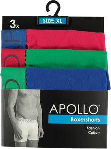 3 pak Apollo heren boxershort 102-XXL