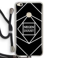 Negenduust geometrisch: Huawei Ascend P8 Lite (2017) Transparant Hoesje met koord