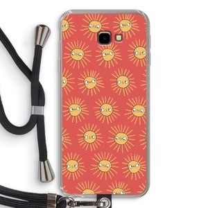 Zon: Samsung Galaxy J4 Plus Transparant Hoesje met koord