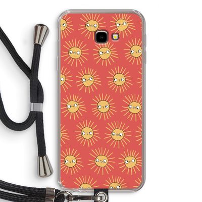 Zon: Samsung Galaxy J4 Plus Transparant Hoesje met koord