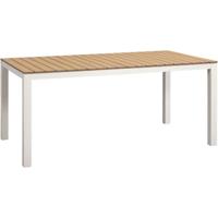 Leen Bakker - Tuintafel Toulon - Zand - 74x169x90 Cm - Aluminium/Kunststof - Beige