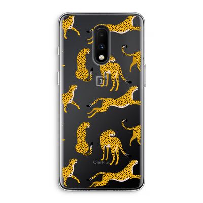 Luipaard: OnePlus 7 Transparant Hoesje