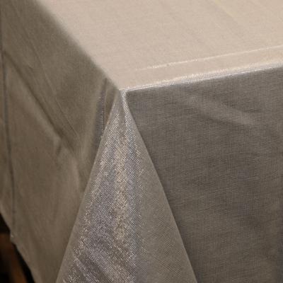 Unique Living Textile glamour Tafelkleed - 150 x 200 cm - zilvergrijs - Eettafel tafellakens Unique Living Textile glamour Tafelkleed - 150 x 200 cm - zilvergrijs - Eettafel tafellakens
