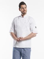 Chaud Devant 217 Hilton Poco White Short Sleeve Koksbuis - thumbnail