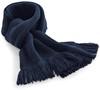 Beechfield CB470 Classic Knitted Scarf - French Navy - 152 x 18 cm