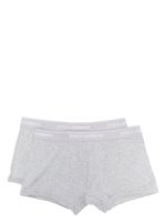 Dolce & Gabbana lot de deux boxers en coton à taille logo - Gris