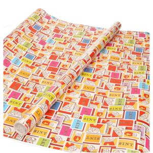 Sinterklaas inpakpapier/cadeaupapier - XL - print multi - 2.5 x 0.7 meter