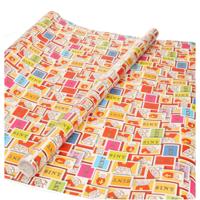 Sinterklaas inpakpapier/cadeaupapier - XL - print multi - 2.5 x 0.7 meter