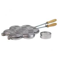 La Tigella - Tigelliera 7 plaatsen in aluminium - tigelle dia. 8,5 cm