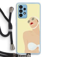 Summer: Samsung Galaxy A52 Transparant Hoesje met koord