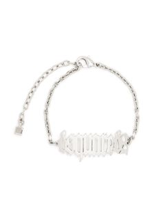 DSQUARED2 logo-pendant bracelet - Argent