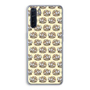Slapende poes: Oppo A91 Transparant Hoesje