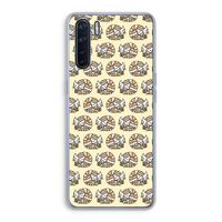 Slapende poes: Oppo A91 Transparant Hoesje