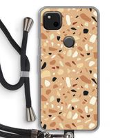 Terrazzo N°17: Pixel 4a Transparant Hoesje met koord