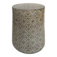 Bijzettafel DKD Home Decor Blauw Beige Hout 32,5 x 32,5 x 42 cm
