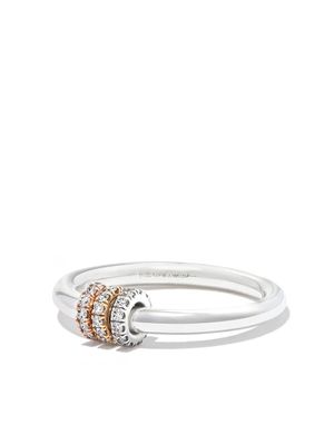 Spinelli Kilcollin bague Sirius en or 18ct pavée de diamants - Argent