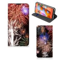 Samsung Galaxy M11 | A11 Hippe | Standcase | Vuurwerk