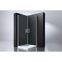 Best Design Erico douchecabine vierkant 90x90x192cm met 2 deuren 6mm veiligheidsglas chroom 3875260