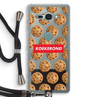 Koekerond: Sony Xperia XZ2 Compact Transparant Hoesje met koord