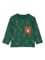 Stella McCartney Kids t-shirt en coton à imprimé graphique - Vert - thumbnail