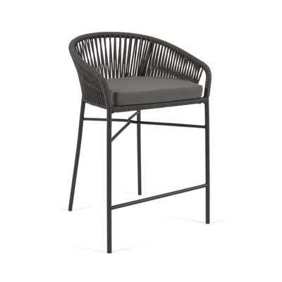 Kave Home Yanet barkruk H65 Zwart