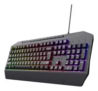 Trust GXT 836 Evocx toetsenbord Gamen USB QWERTY Amerikaans Engels Zwart - thumbnail