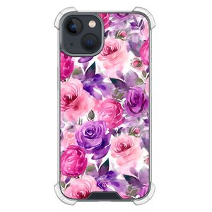 iPhone 13 mini shockproof hoesje - Rosy blooms