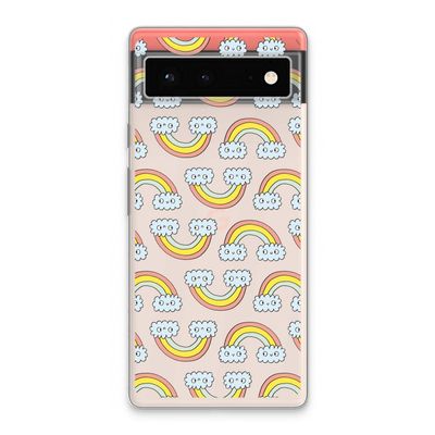 Regenboog: Google Pixel 6 Transparant Hoesje