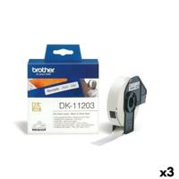 Etikettenrol Brother DK-11203 17 x 87 mm (3 Stuks)