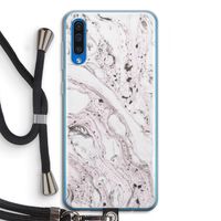 Mengelmoes: Samsung Galaxy A50 Transparant Hoesje met koord