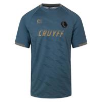 Cruyff Icon T-Shirt Grijsgroen Goud