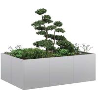 Plantenbak 120x80x40 cm gegalvaniseerd staal