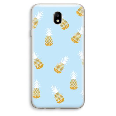 Ananasjes: Samsung Galaxy J7 (2017) Transparant Hoesje