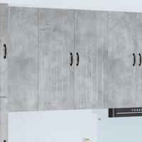 Keukenkast aan de muur met plank Beton Grijs 80 x 31 x 100 cm Keukenkast aan de muur met plank Beton Grijs 80 x 31 x 100 cm