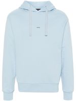 A.P.C. hoodie Larry en coton - Bleu - thumbnail