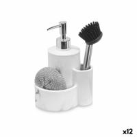 Reinig & Opberg Kit Wit Plastic Polyresin (12 Stuks) Keuken
