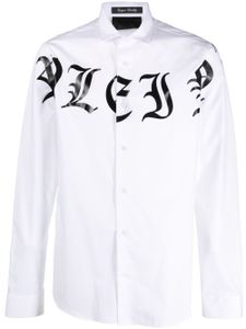 Philipp Plein chemise à logo Sugar Daddy imprimé - Blanc