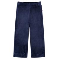 VidaXL Kinderbroek fluweel 128 donkerblauw