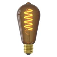 Leen Bakker - LED Rustieklamp Naturel Dimbaar - E27 - 4W - Glas - Transparant - H14 Cm