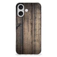 iPhone 16 | Bumper Hoesje | Steigerhout
