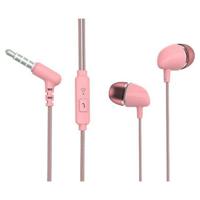Hoofdtelefoon met microfoon TM Electron Roze