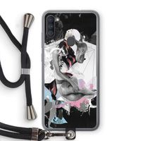 Camouflage de sommeil: Samsung Galaxy A11 Transparant Hoesje met koord
