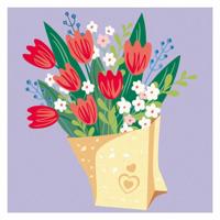 Ravensburger Creart schilderen op nummer - tulpen boeket