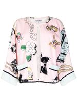 CHANEL Pre-Owned veste Icon en éponge (années 1980-1990) - Rose